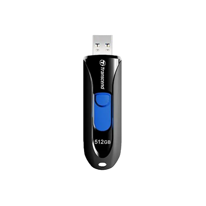 Memorie USB Transcend JetFlash 790, 512GB, Negru/Albastru