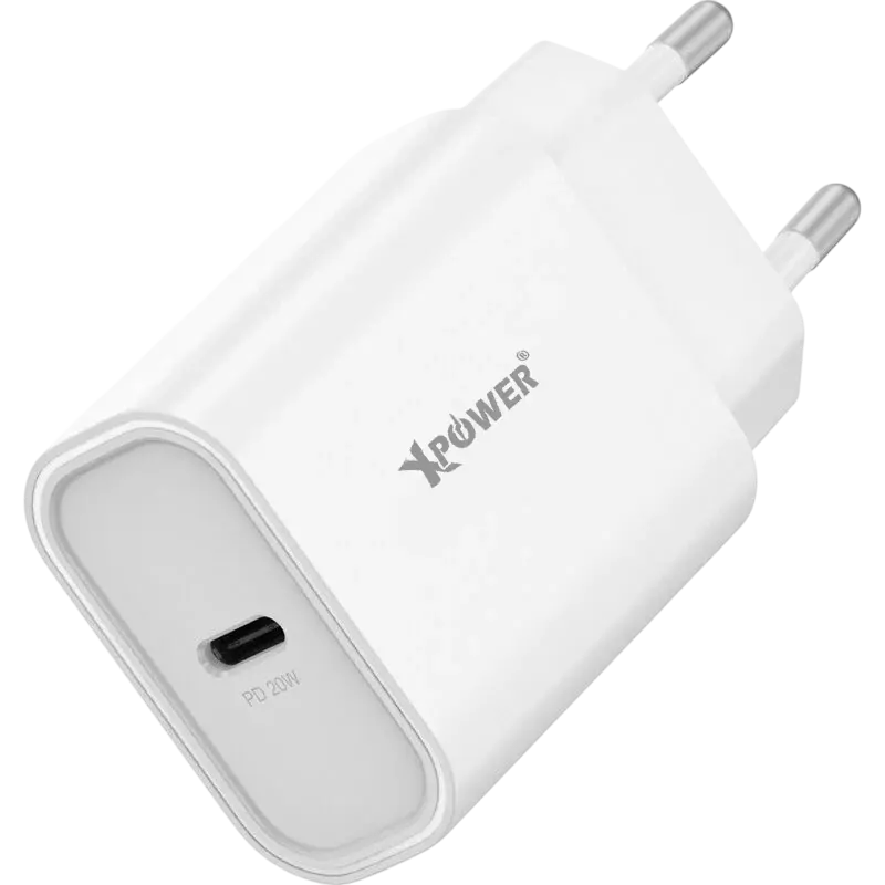 Încărcător Xpower USB-C, 20W, Alb