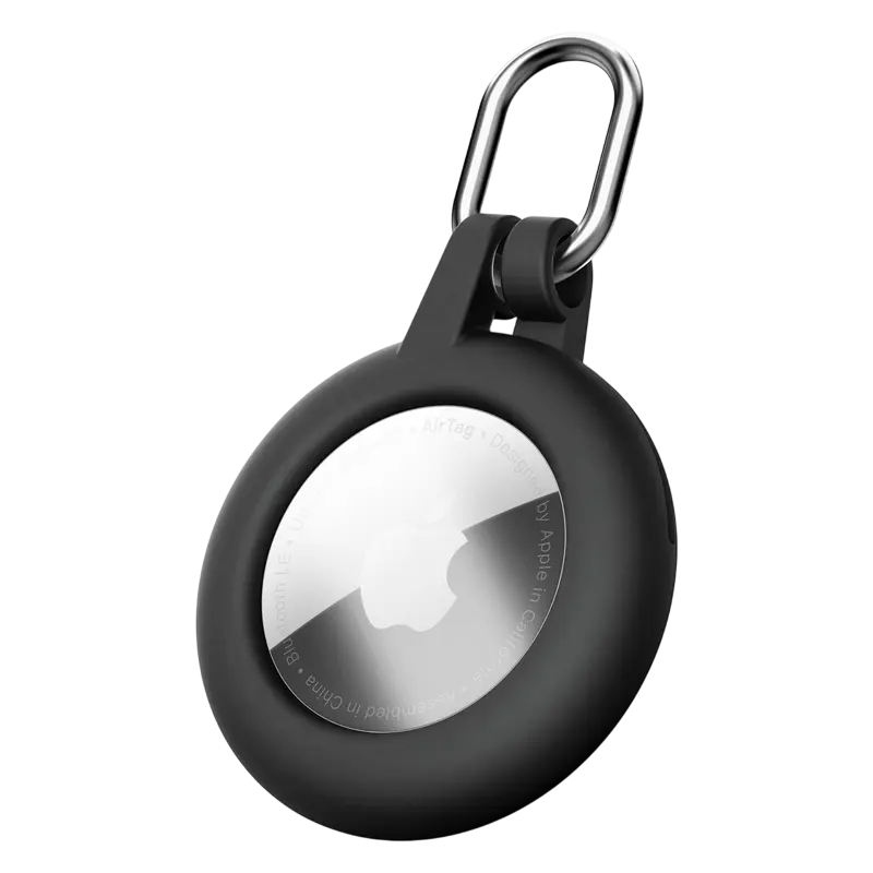 Husă pentru Airtag Cellularline AIRTAGSOFTSHELLK, Negru