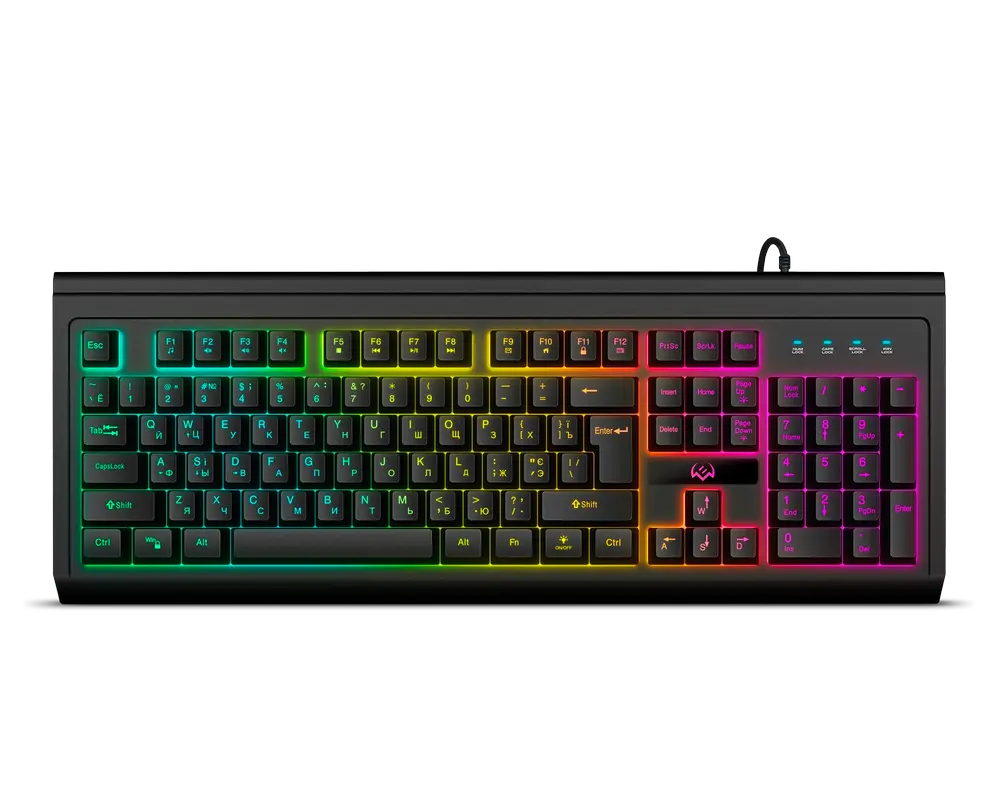 Tastatură SVEN KB-G8400, Cu fir, Negru