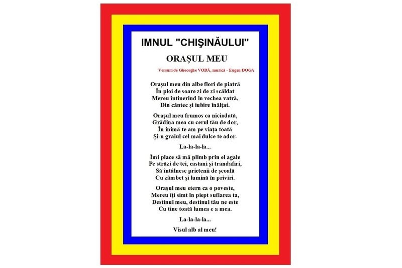 D8-39 Imnul oraşului Chişinău (A4)