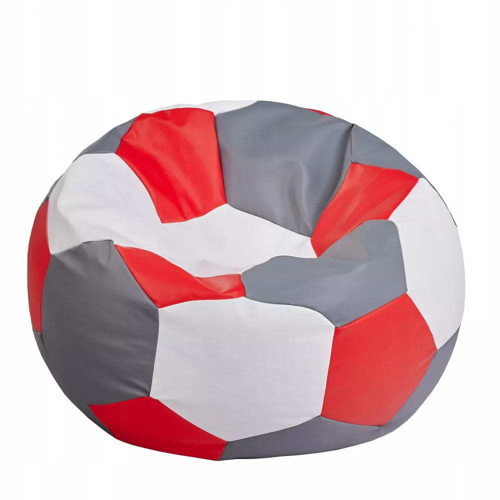 BeanBag Minge marimea"L",culoarea sur,rosu,alb din ecopiele