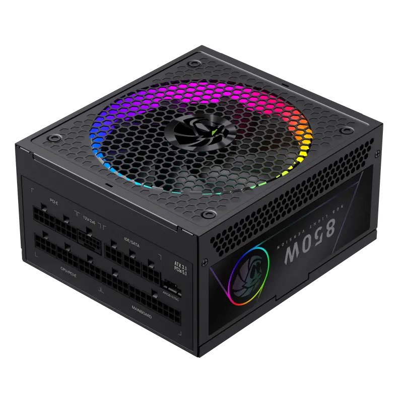 Sursă Alimentare PC Gamemax RGB-850G PRO, 850W, ATX, Complet modular