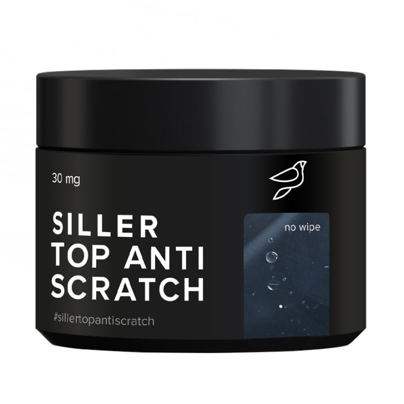 Siller Top ANTI-SCRATCH No Wipe – top „fără zgârieturi”, fără strat lipicios, 30 ml