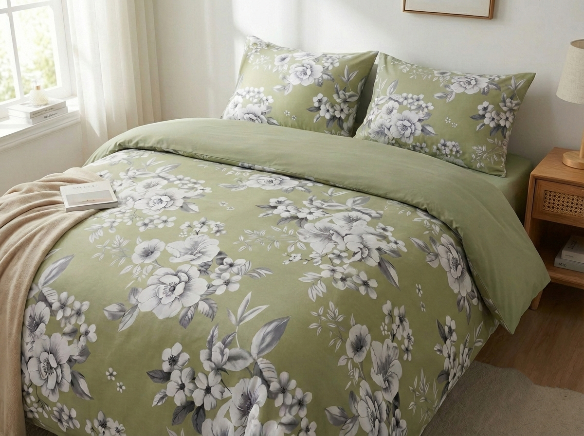 Set familie cu cearșaf elastic 160x200 NR002