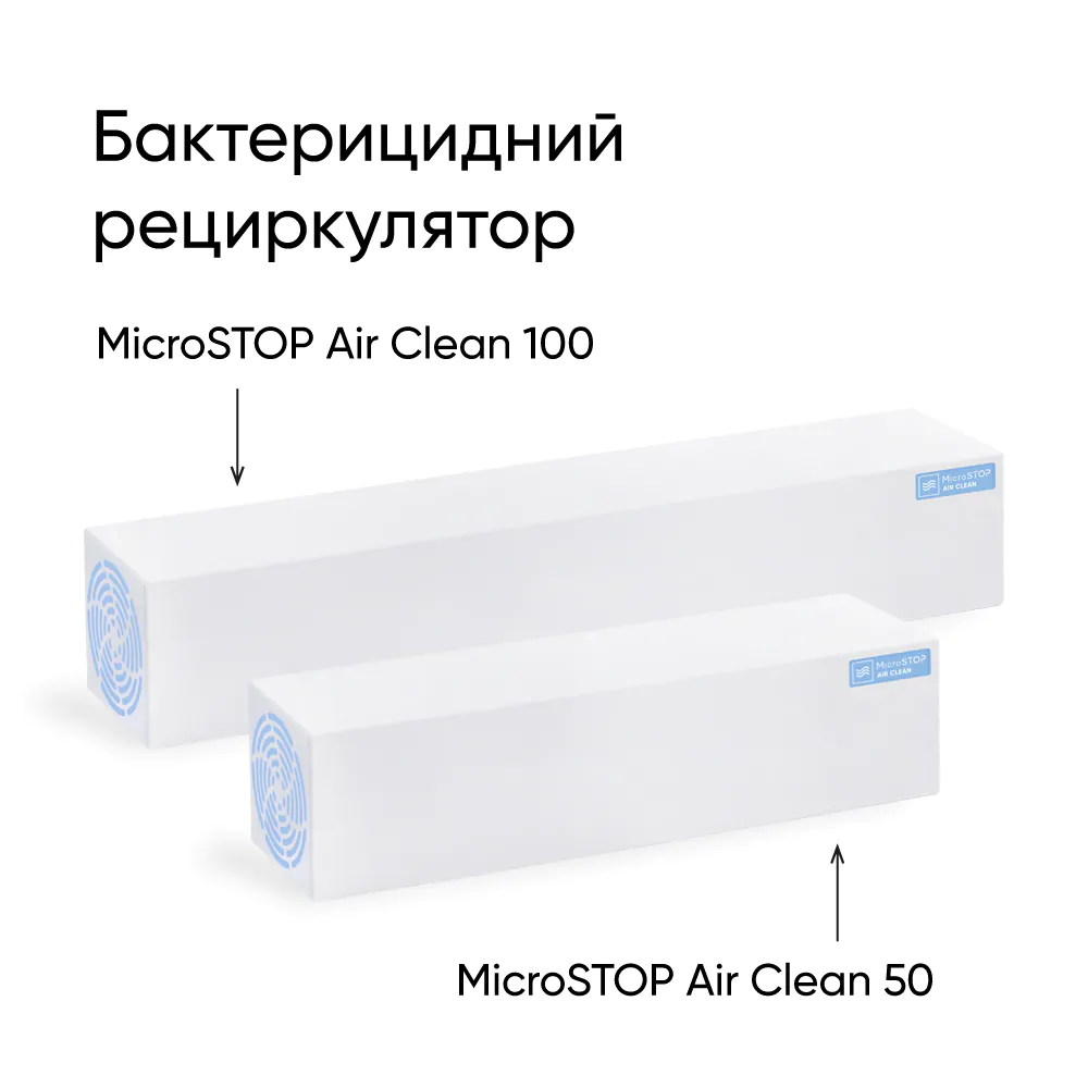 Air Clean 100 white recirculator bactericid de aer Microstop