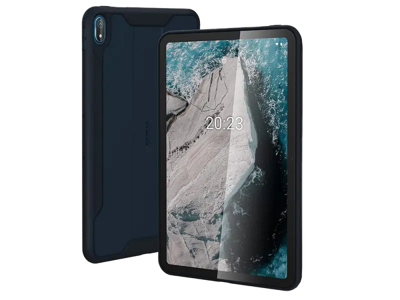 Tablet Case Book PU Leather for Nokia T20, Black