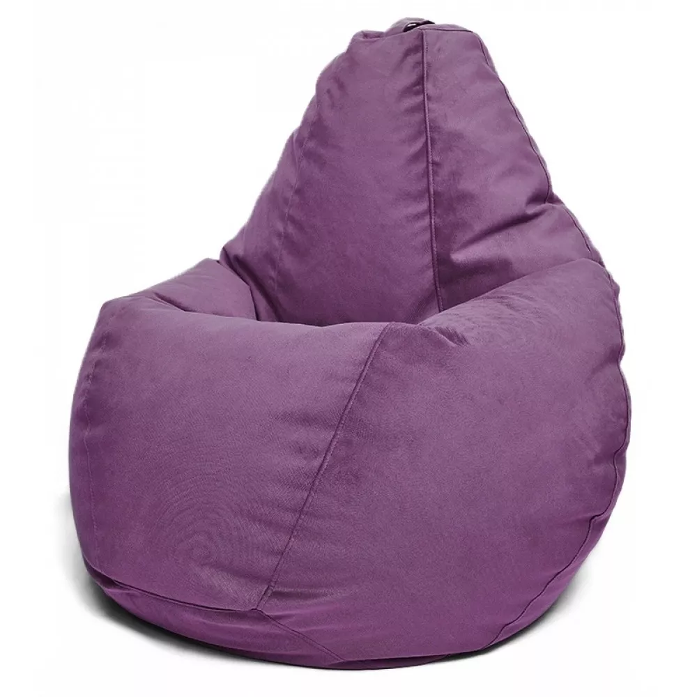 Fotoliu BeanBag din velur Maserrati, marimea "XL" culoare liliac