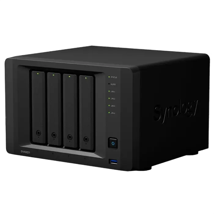 Stocare atașată la rețea SYNOLOGY DVA3221, Negru