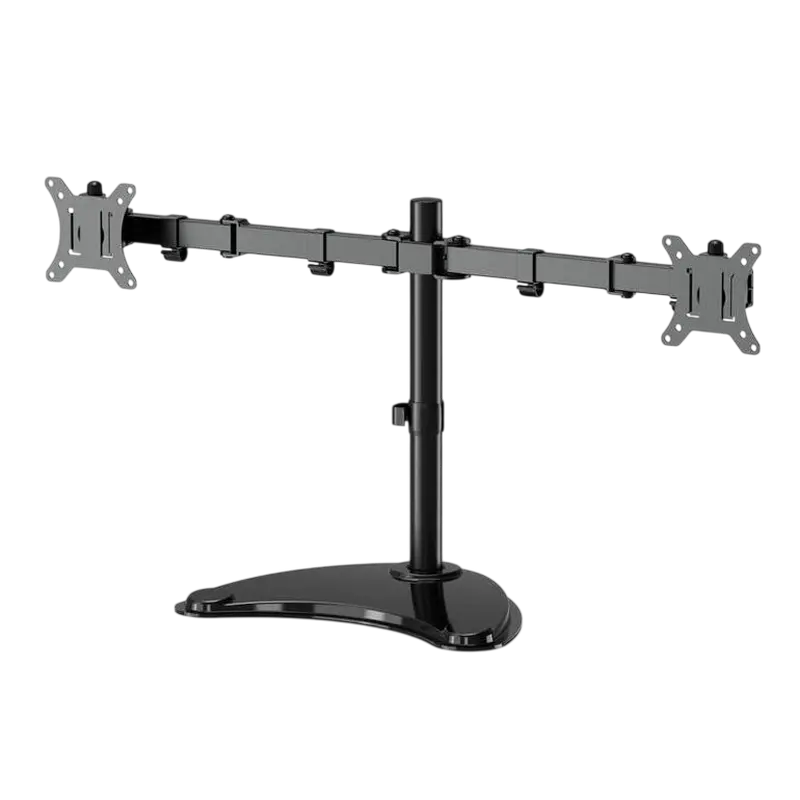 Suport birou pentru monitoare Gembird MS-D2ST-02, Negru
