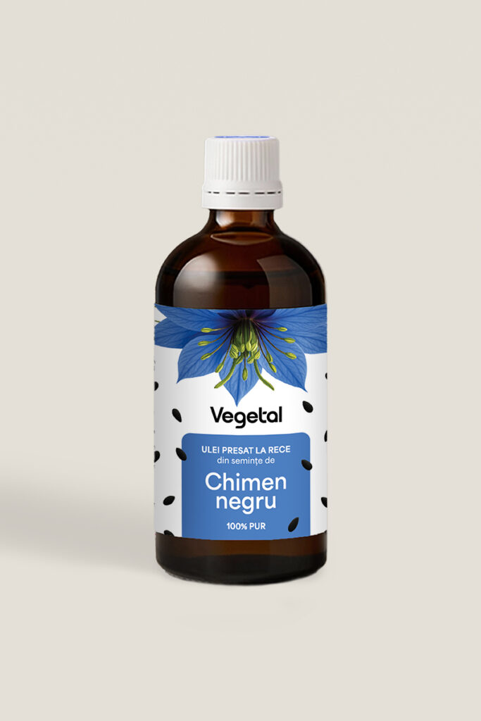 Ulei presat la rece din seminte de chimen negru, c/s,100ml