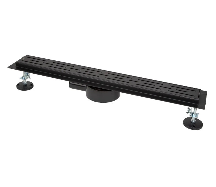 Rigolă de duș ITAL IT03-FT01/700B rotativ 360° (negru)