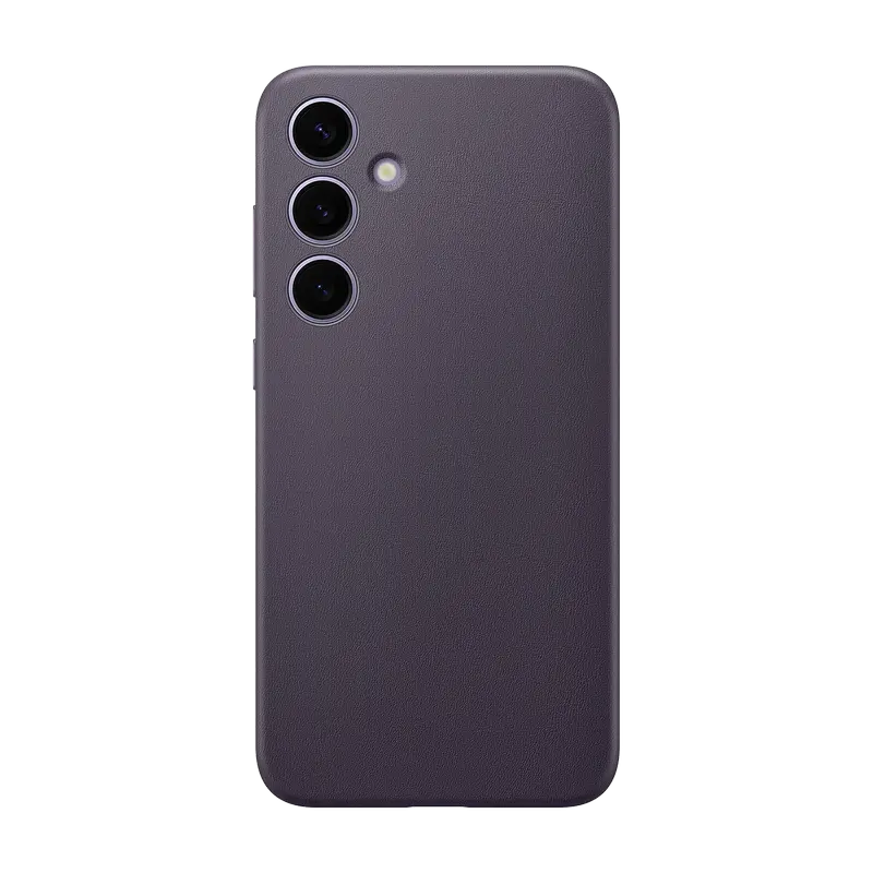 Husă Samsung Vegan Leather Case Galaxy S24+, Violet Întunecat