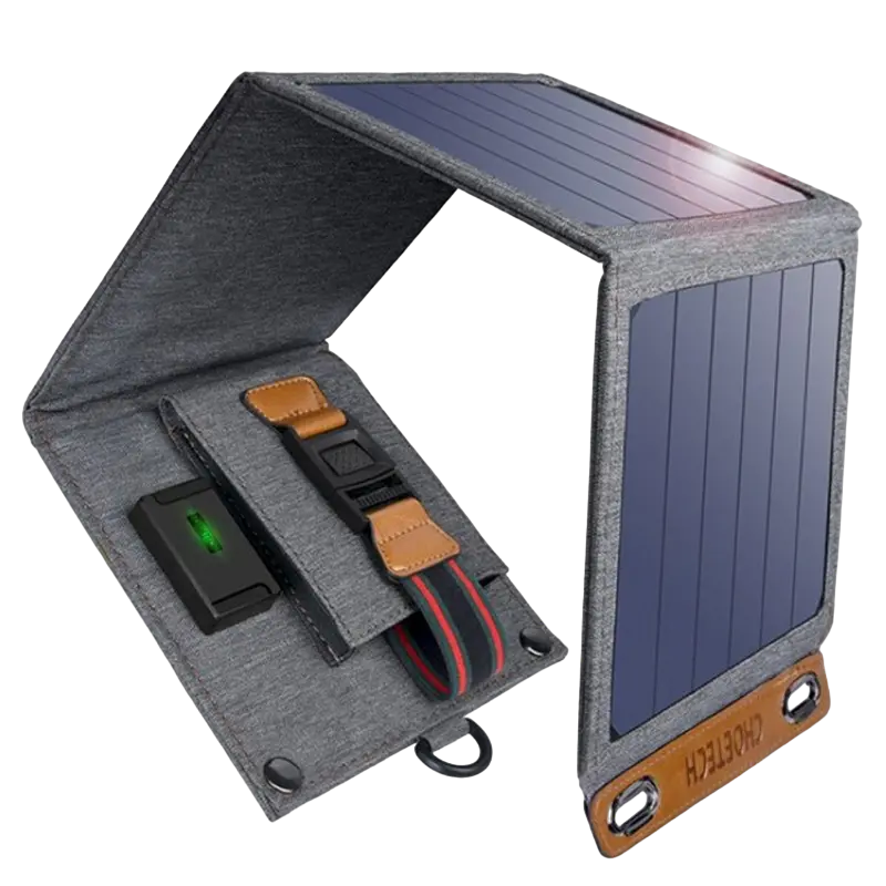 Încărcător solar Choetech SC004, Gri