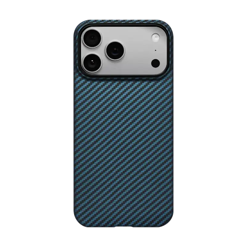 Husă Pitaka Ultra-Slim pentru Apple iPhone 17 Pro Max, Negru | Albastru