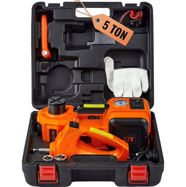 Kit 3in1  Compresor, Cric, Cheie de impact