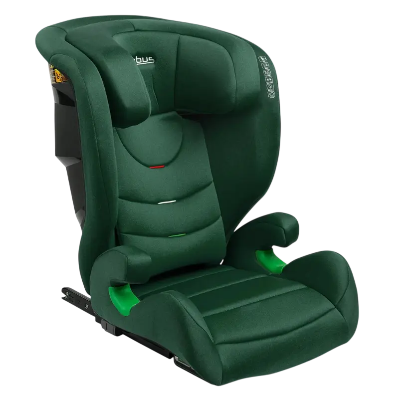 Scaun auto Caretero Nimbus, Grupa 2/3 (15-36 kg), Verde inchis