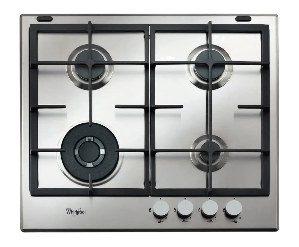 Plită pe gaz Whirlpool GMA 6422/IX, Oțel inoxidabil