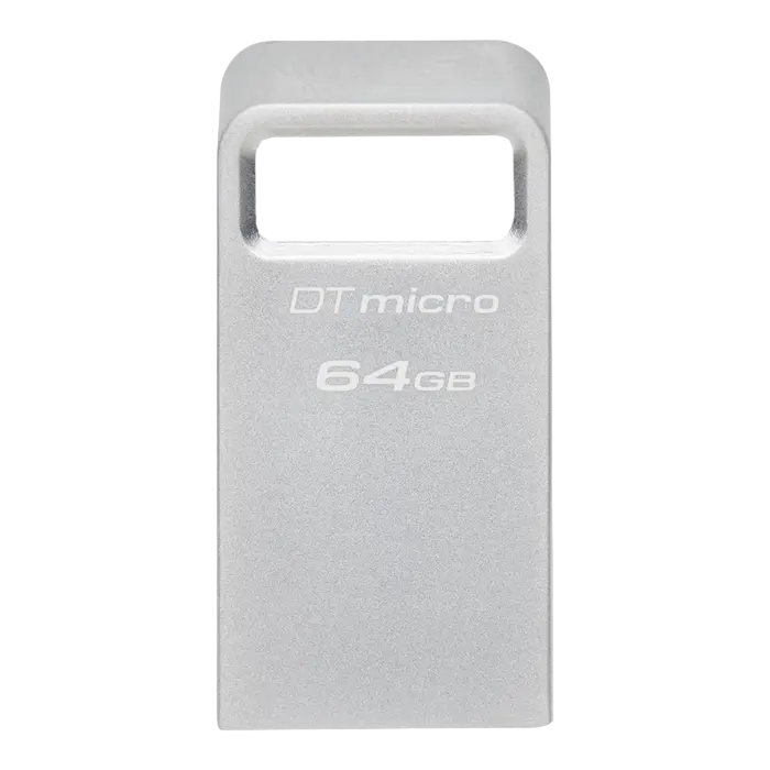 Memorie USB Kingston DataTraveler Micro, 64GB, Argintiu
