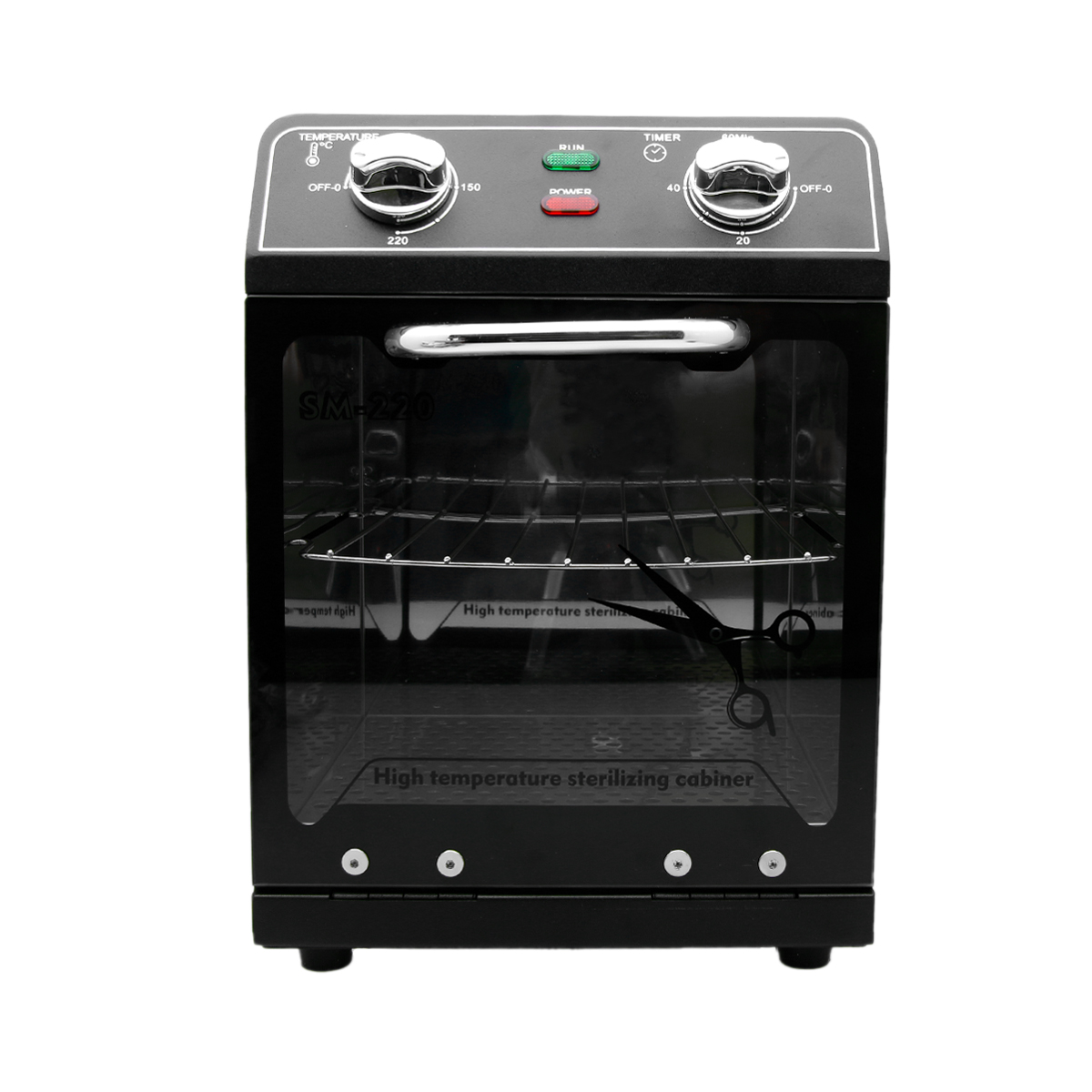 Sterilizator cu aer cald SM-220 (8L 600W) cu două rafturi