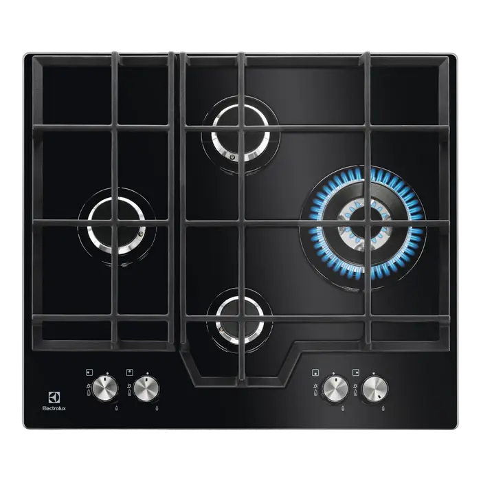 Plită pe gaz Electrolux KGG6456K, Negru