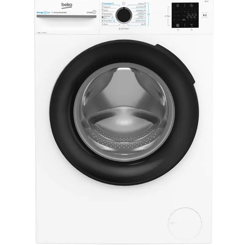 Mașină de spălat Beko BM3WFSU38413WB, 8kg, Alb