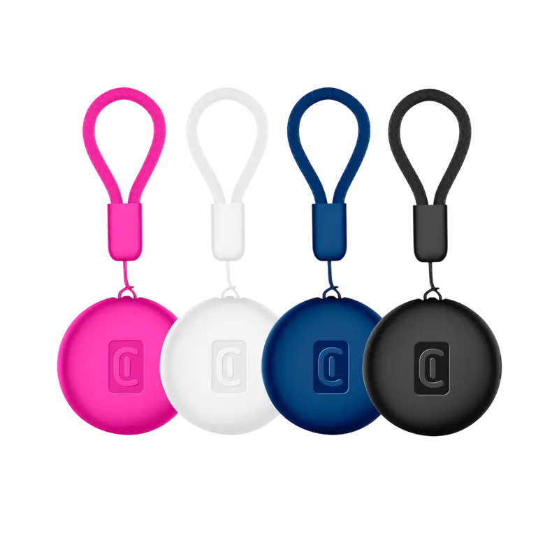 Tracker inteligent Cellularline Tracy Tag Dual MultiPack, Multicolor
