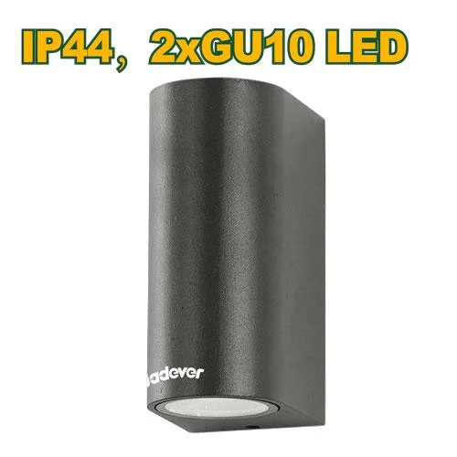 Aplică LED perete IP44 2xGU10 Jadever