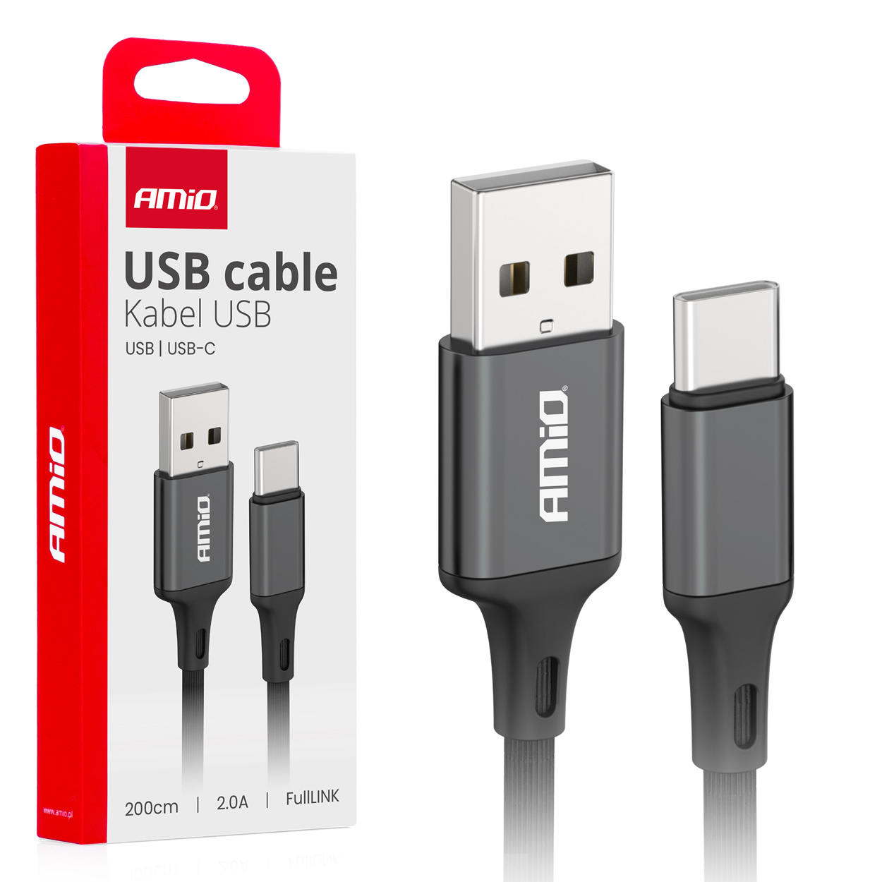 03900 Cablu de incarcare USB-AвЂ”TO TYPE-C 2 Рђ, 200 СЃРј FullLINK