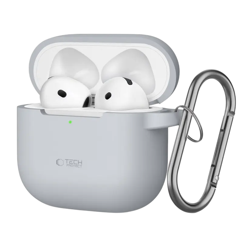 Husă pentru Airpods Tech Protect Hook, Crayon Grey