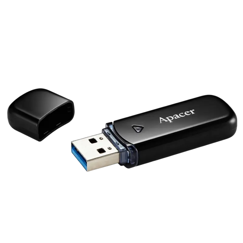 Memorie USB Apacer AH355, 128GB, Negru