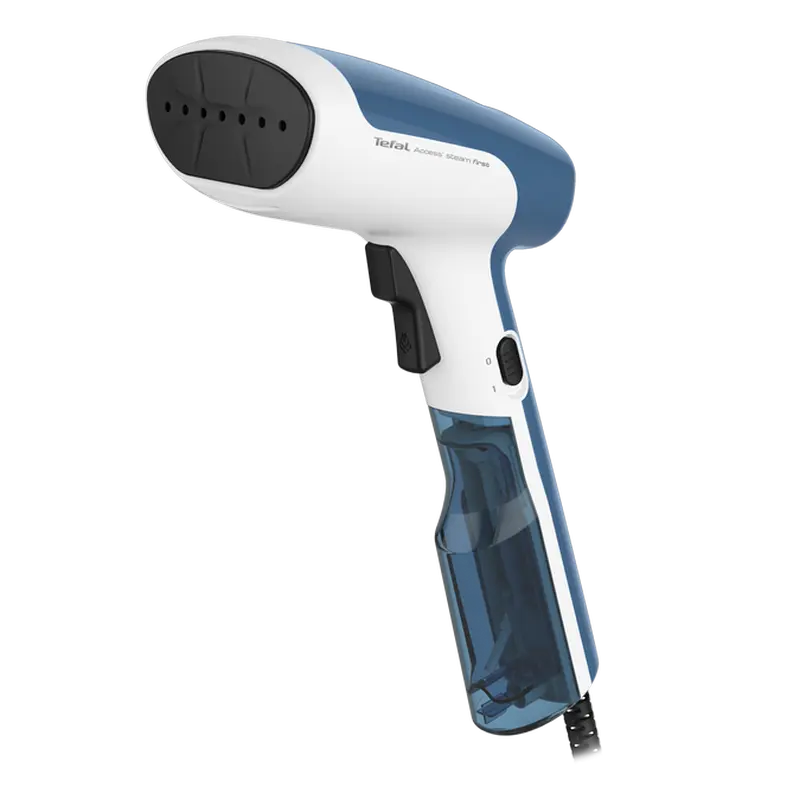 Aparat de călcat vertical cu aburi Tefal DT6130E0, Alb Albastru