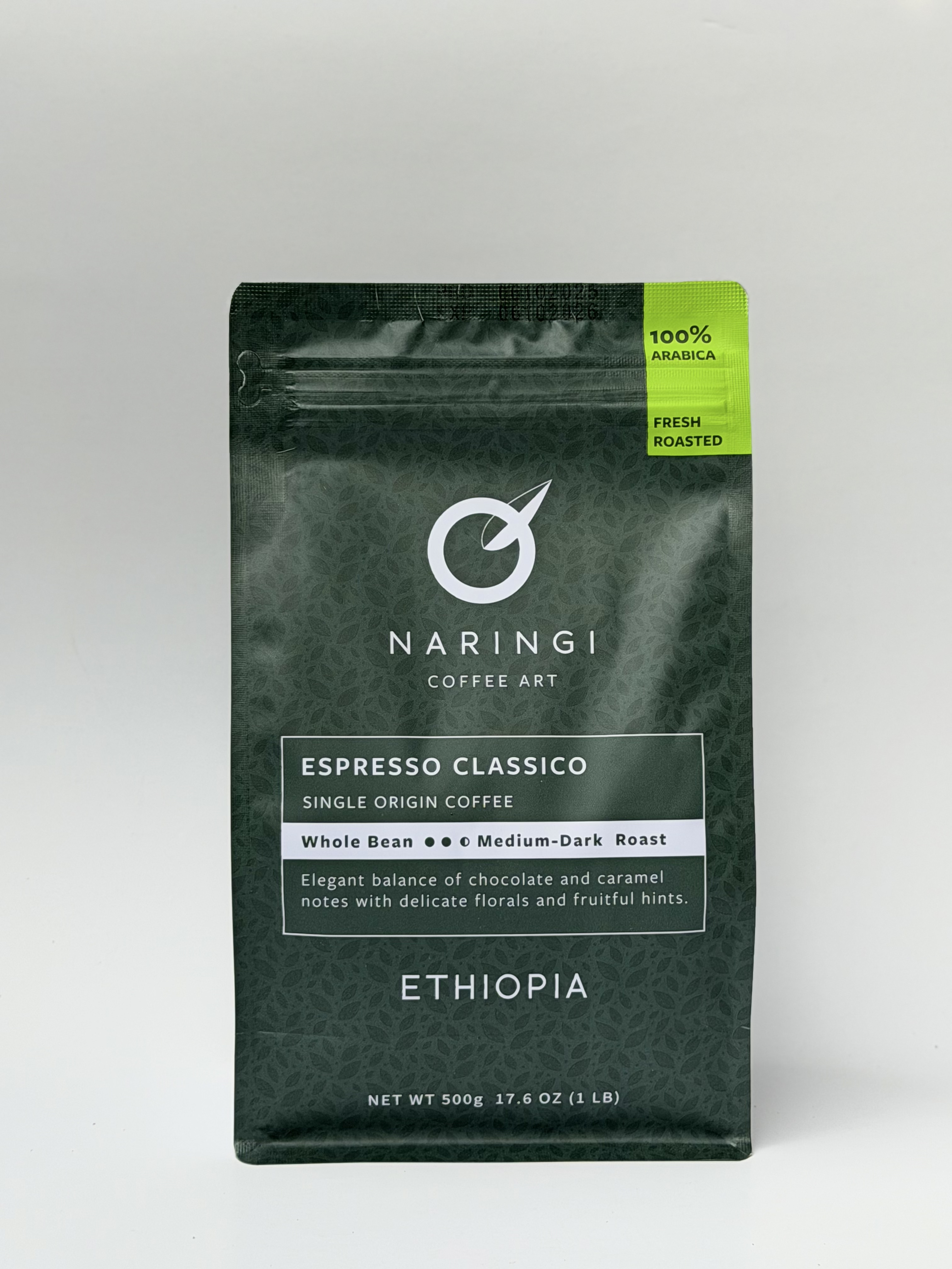 Cafea boabe Naringi Classico Medium-Dark Speciality, 0.5 kg