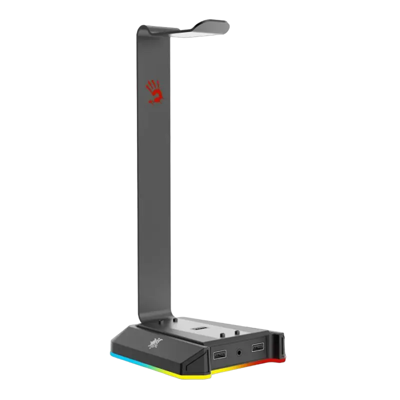 Stand pentru căști gaming Bloody GS2, USB, Negru