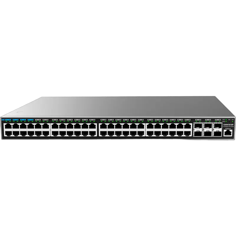 Comutator PoE Grandstream GWN7816P, 48x IEEE 802.3af/at