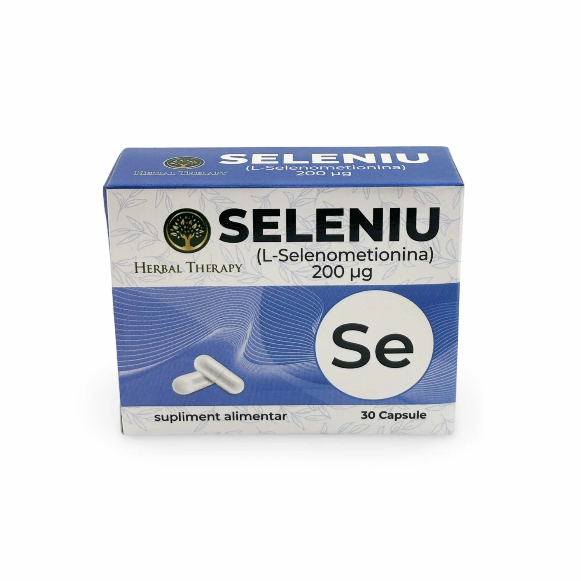 Seleniu (L-Selenometionina) 200 µg - Sprijină sănătatea tiroidiană și fertilitatea, 30 capsule