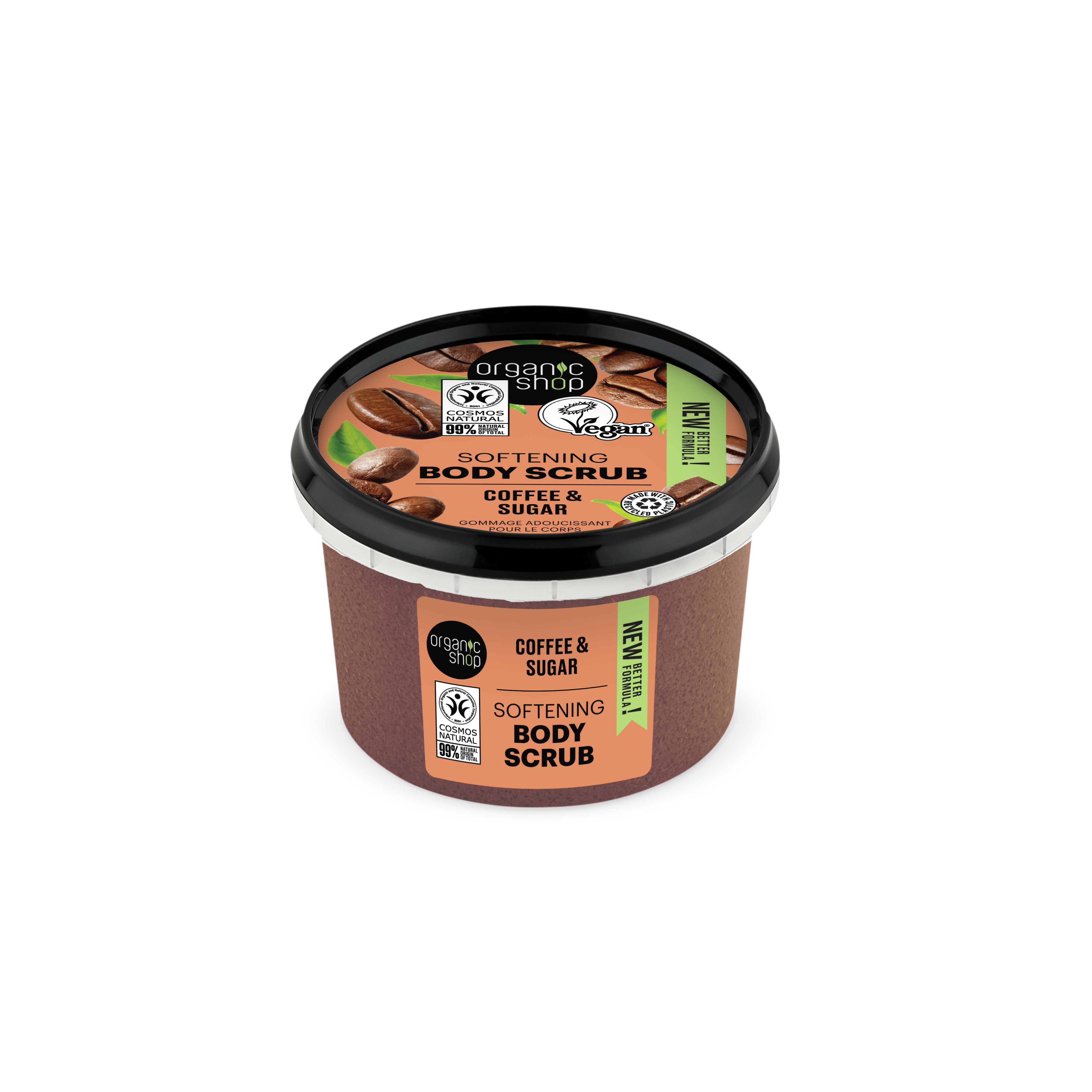 Organic Shop Scrub de corp Coffee Emolient 250ml
