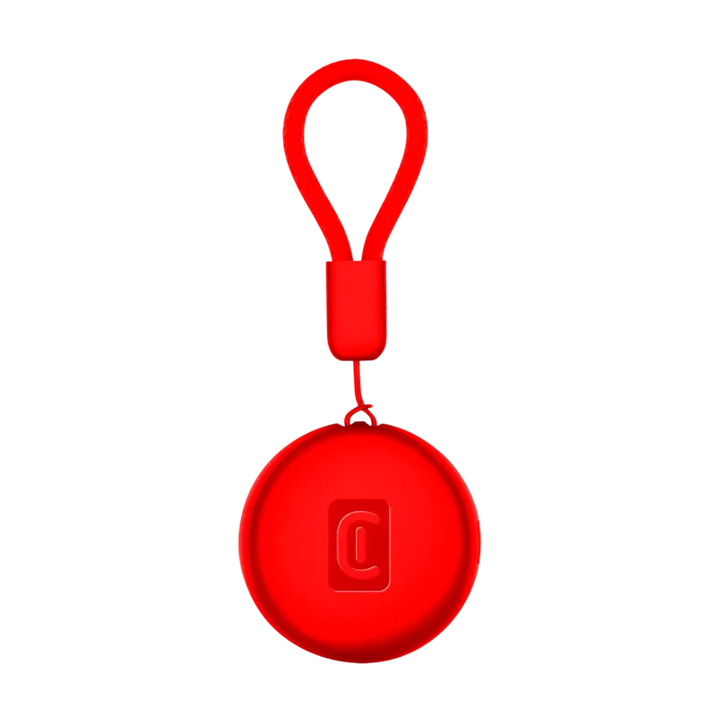 Tracker inteligent Cellularline Tracy Tag Dual, Roșu