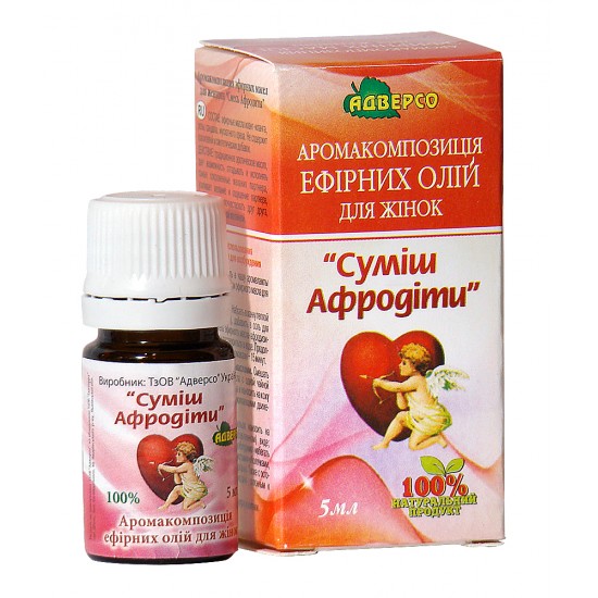 Compoziție aromatică de uleiuri esențiale pentru femei „Amestec de Afrodita” 5 ml.