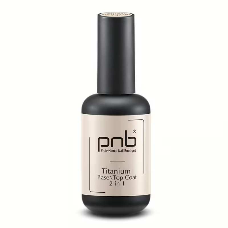 Titanium Base\Top Coat 2 in 1 CLEAR  PNB 17 ml UV/LED