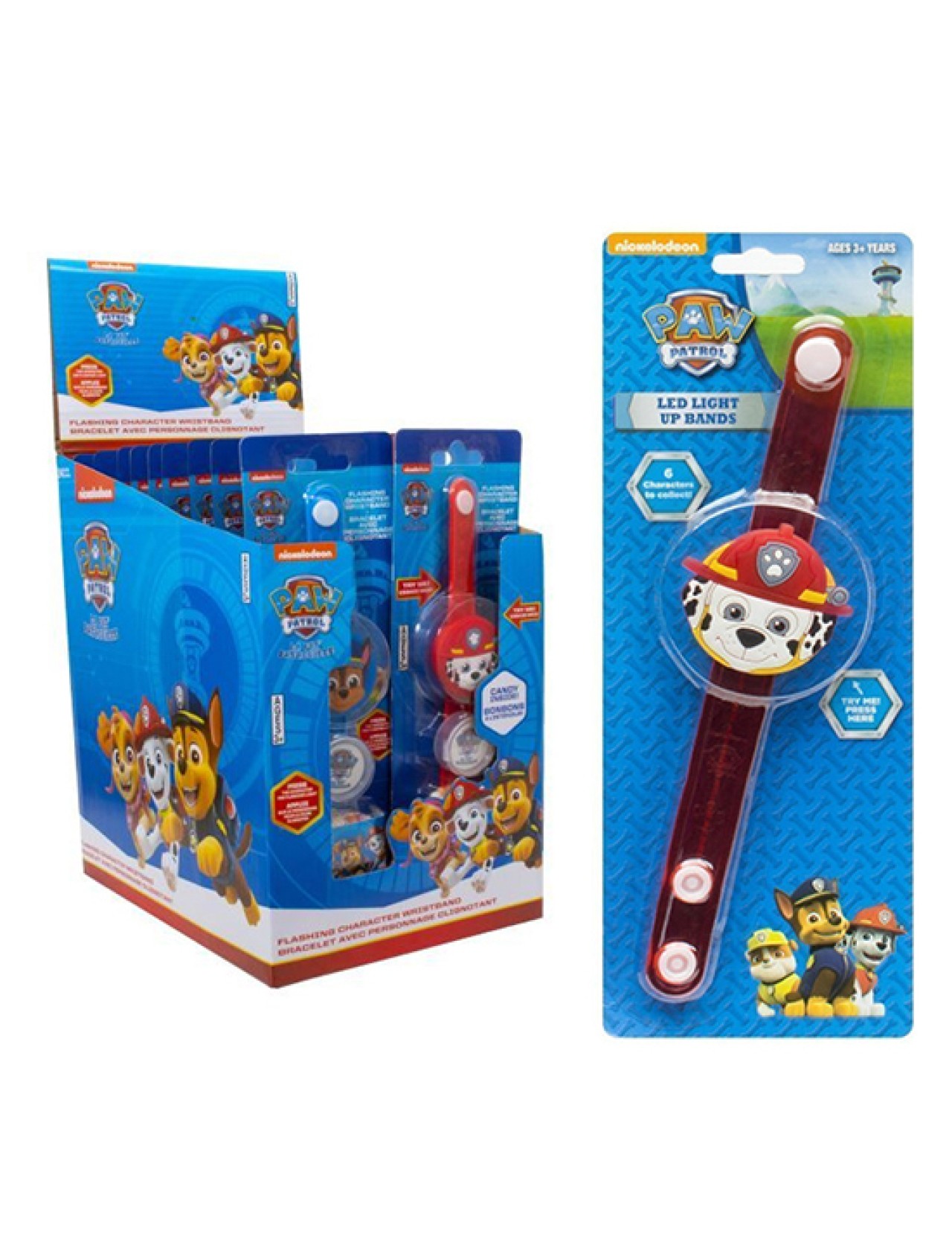 Bratara LED cu personaj "Paw Patrol"