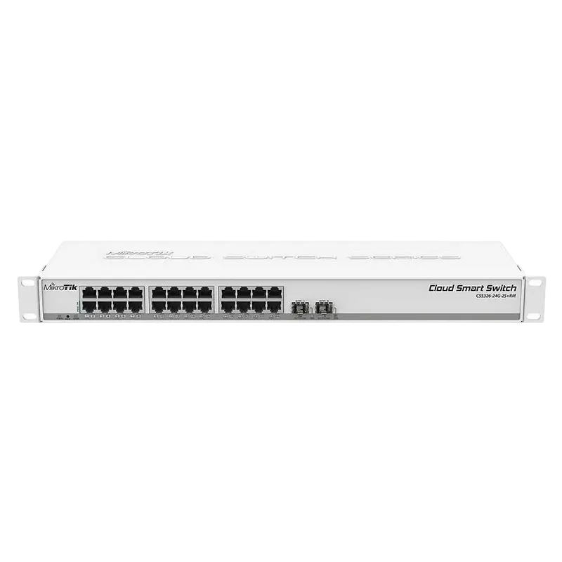 Comutator Router CSS326-24G-2S+RM, Alb