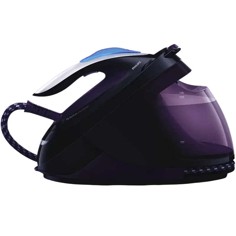 Fier de călcat cu generator de abur Philips GC9650/80, 2400W, Violet