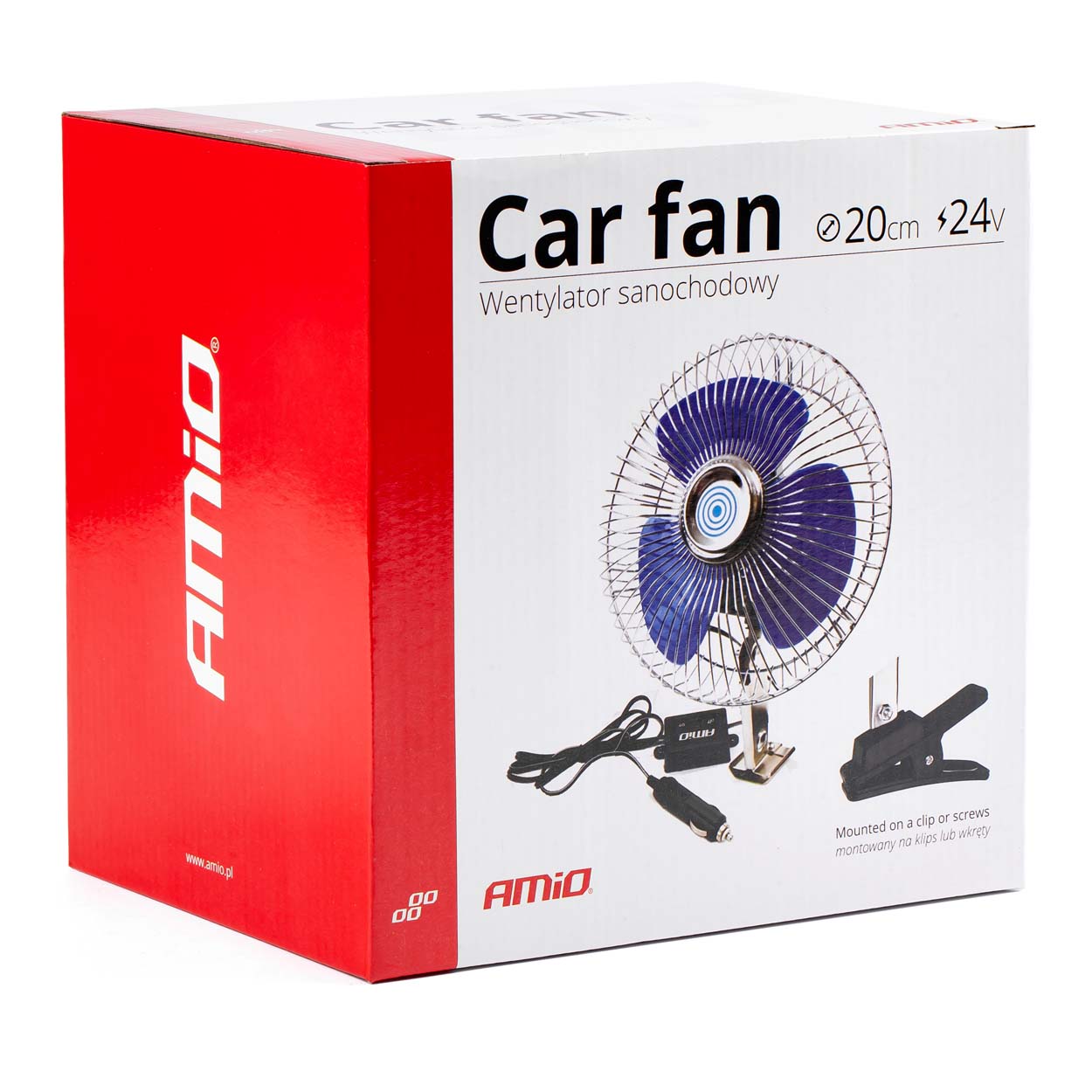 01105 Ventilator auto metalic cu montare cu surub + clema CFAN-15 +24V