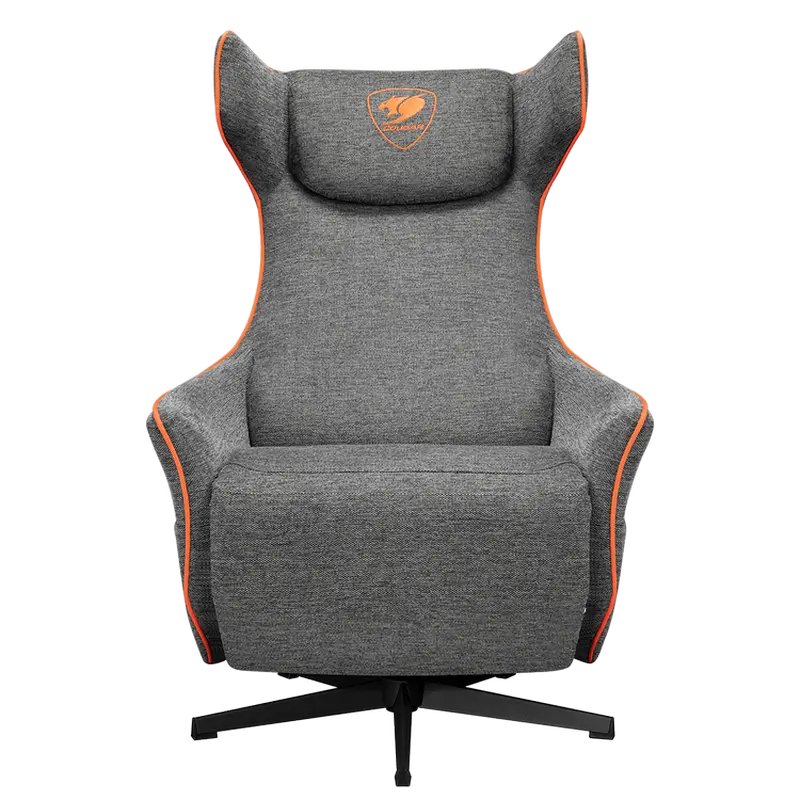 Scaun Gaming Cougar Magus, Imitație de in, Gri | Portocaliu