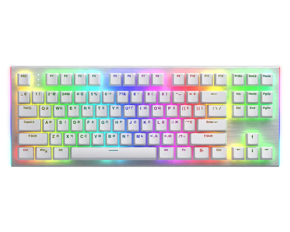 Tastatură HATOR Gravity X TKL, Cu fir, Alb