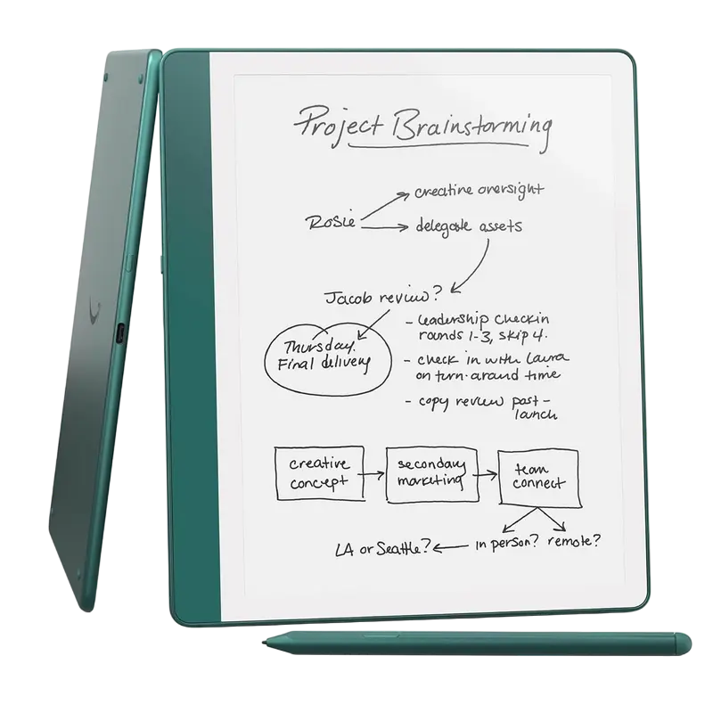 eBook Reader Amazon Kindle Scribe (1st Gen) 2024, Metallic Jade