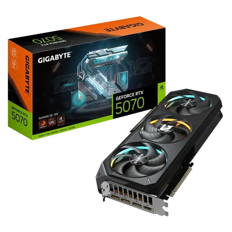 Placă Video Gigabyte GV-N5070GAMING OC-12GD, 12GB GDDR7 192bit