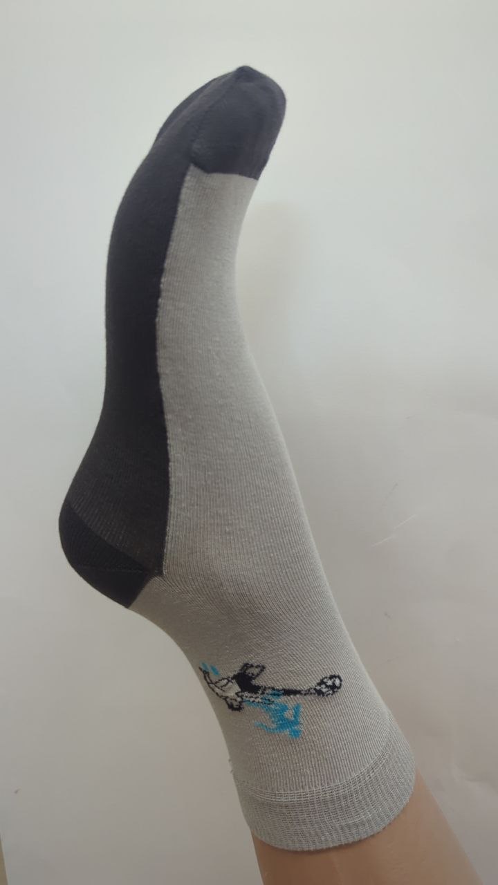 Ciorapi bumbac (soft) lung cu desen