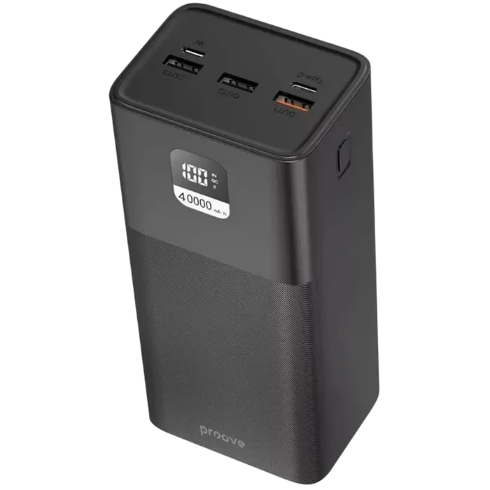 Acumulator extern Proove Giant Lite, 40000mAh, Negru